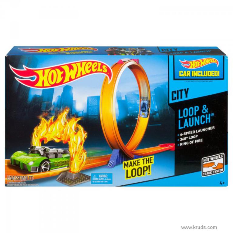 Трек Хот Вилс "Запускай в петлю" - Hot Wheels City Loop & Launch ...