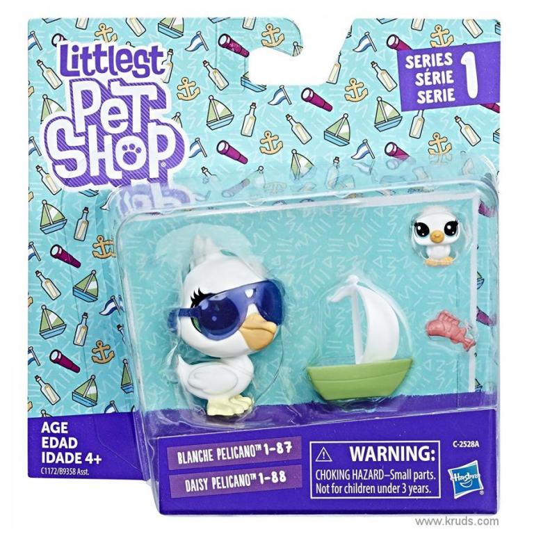 Пеликан и цыпленок Литл Пет Шоп LPS | Магазин Крудс